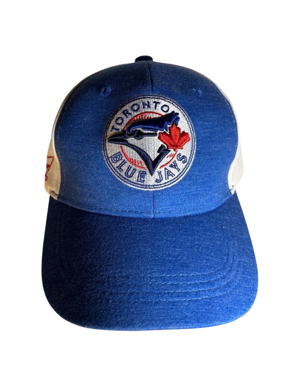 Toronto Blue Jays Hat Heathered Blue Snapback Budweiser Logo MLB Baseball Cap
